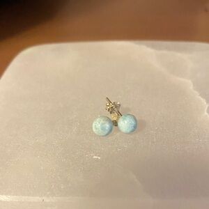 Larimar Stud Earrings